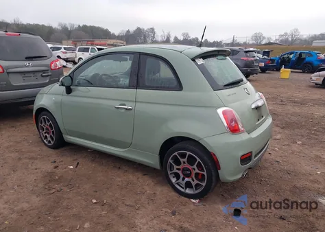2015 Fiat 500 Sport из США, поврежденный, VIN 3C3CFFBR9FT534396